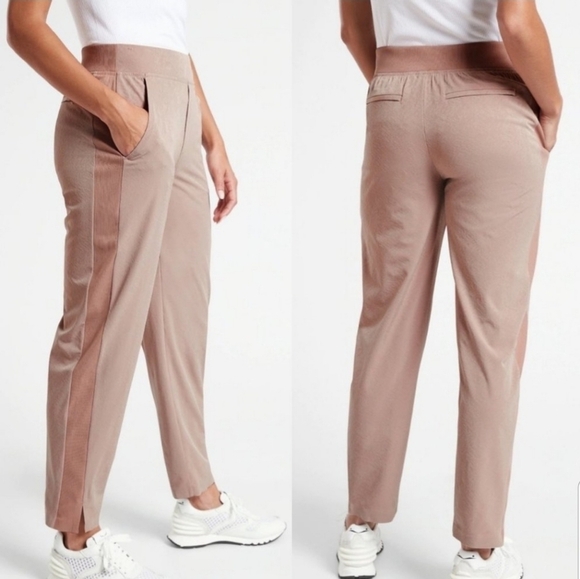 Athleta Brooklyn Textured Ankle Pant - Picture 1 of 6